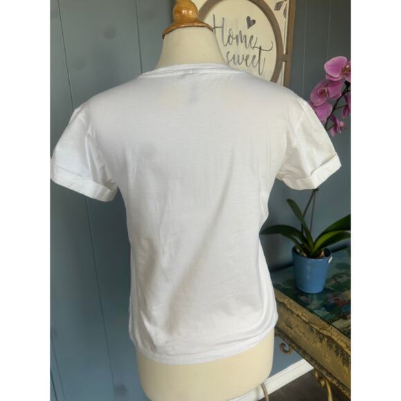 NWOT Banana Republic  C’Est La Vie White Top Sz XS - Picture 3 of 8